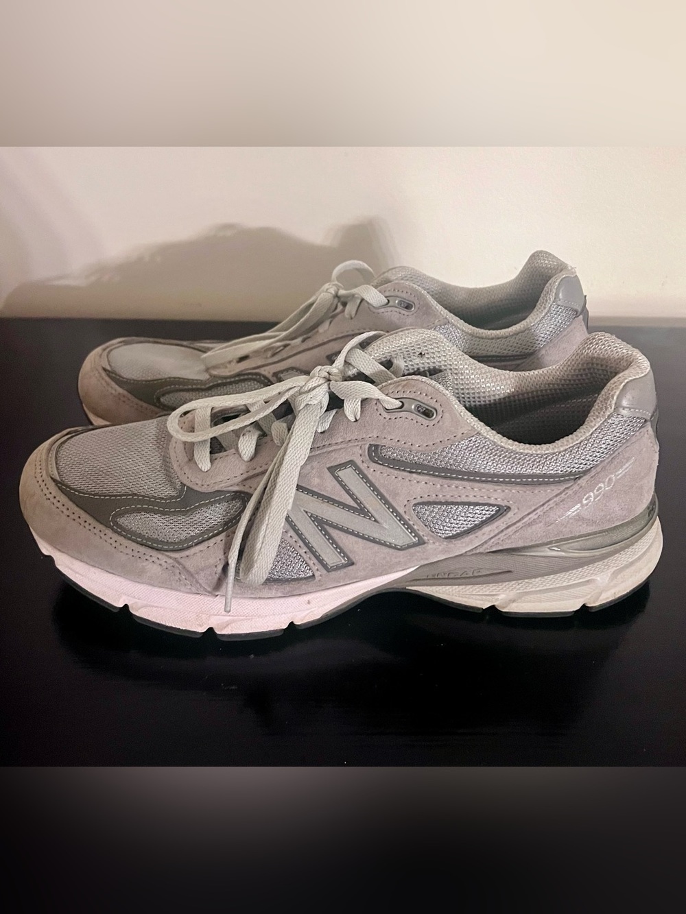 New Balance Gray and Silver 990v4 Men's Athletic Sneakers